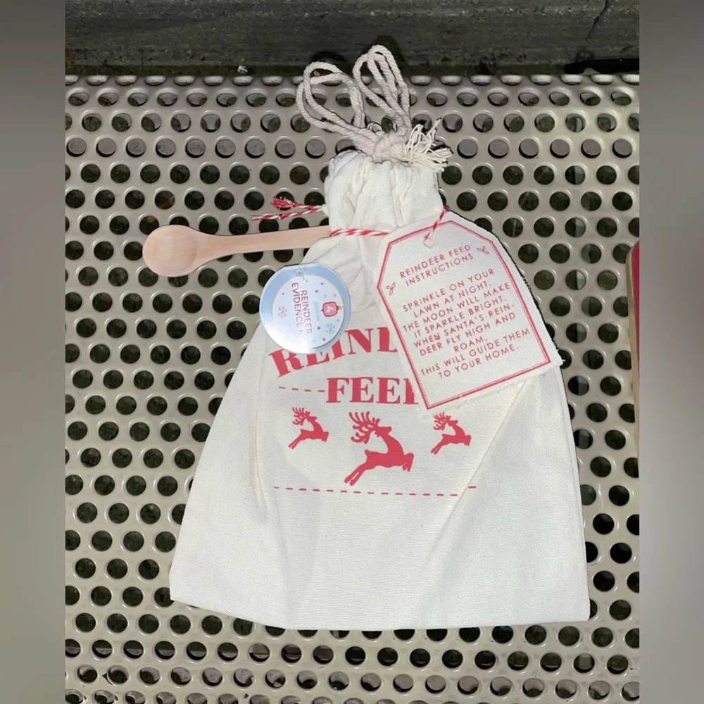 Target Santa Cookie Tray & Reindeer Evidence Bag